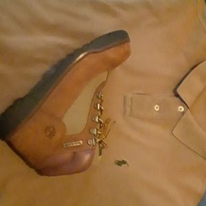 Gently worn Timberland field boots